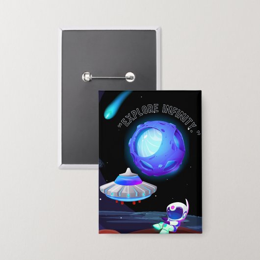 Entdecken Sie die Unendlichkeit Button (Vorderseite/Rückseite)