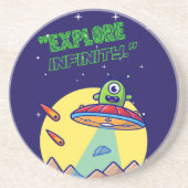 Entdecken Sie die Unendlichkeit Getränkeuntersetzer (Vorne)