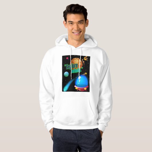 Entdecken Sie die Unendlichkeit Hoodie (Vorne ganz)