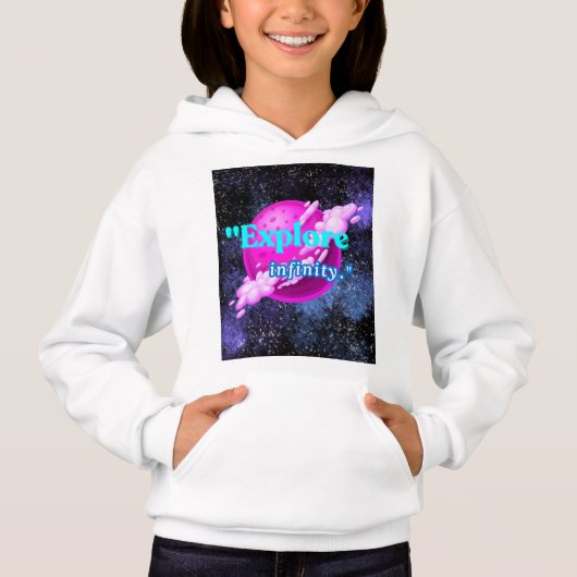 Entdecken Sie die Unendlichkeit Hoodie (Vorderseite)