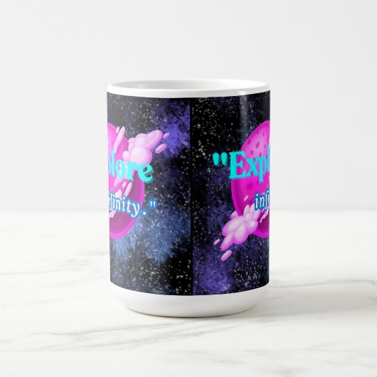 Entdecken Sie die Unendlichkeit Kaffeetasse (Mittel)