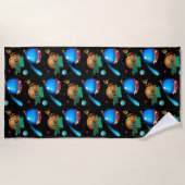 Entdecken Sie die Unendlichkeit Strandtuch (Vorderseite)