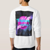 Entdecken Sie die Unendlichkeit Sweatshirt (Rückseite)