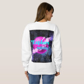 Entdecken Sie die Unendlichkeit Sweatshirt (Schwarz voll)