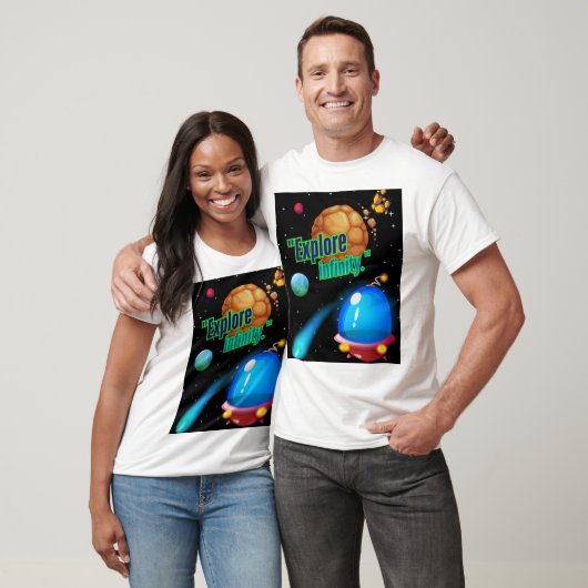 Entdecken Sie die Unendlichkeit T-Shirt (Unisex)