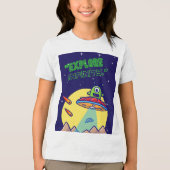 Entdecken Sie die Unendlichkeit Tri-Blend Shirt (Vorderseite)