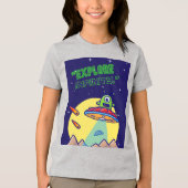 Entdecken Sie die Unendlichkeit Tri-Blend Shirt (Vorderseite)