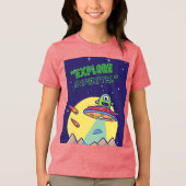 Entdecken Sie die Unendlichkeit Tri-Blend Shirt (Vorderseite)