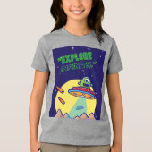 Entdecken Sie die Unendlichkeit Tri-Blend Shirt (Vorderseite)