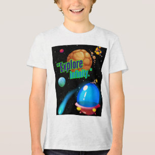 Entdecken Sie die Unendlichkeit Tri-Blend Shirt
