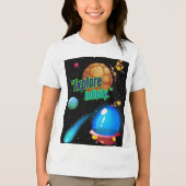 Entdecken Sie die Unendlichkeit Tri-Blend Shirt (Vorderseite)