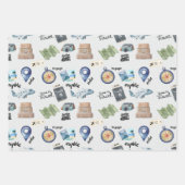 Entdecken Sie die Welt als Geschenkwrap Geschenkpapier Set (Vorderseite)