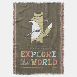 Entdecken Sie die Welt der Boho-Fox-Kinder Decke