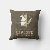 Entdecken Sie die Welt der Boho-Fox-Kinder Kissen (Rückseite)