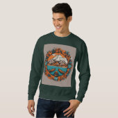 Entdecken Sie die Welt: Full Sleeve Travel T - Shi Sweatshirt (Vorne ganz)