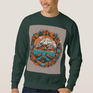 Entdecken Sie die Welt: Full Sleeve Travel T - Shi Sweatshirt