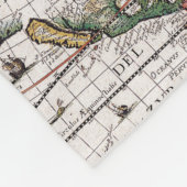 Entdecken Sie die Welt: Gemütliche Karte für Abent Fleecedecke (Ecke)