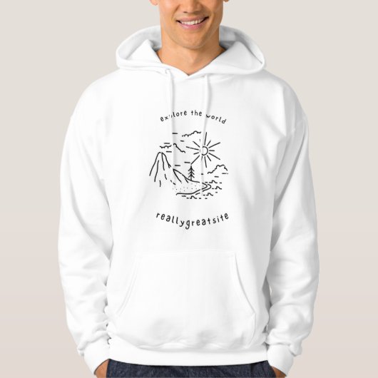 Entdecken Sie die Welt Hoodie (Vorderseite)