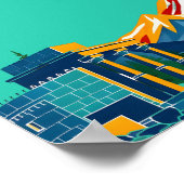 Entdecken Sie die Welt mit bunten Abenteuern Poster (Ecke)