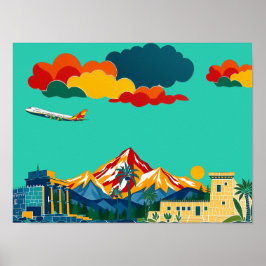 Entdecken Sie die Welt mit bunten Abenteuern Poster