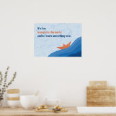 Entdecken Sie die Welt Poster (Küche)
