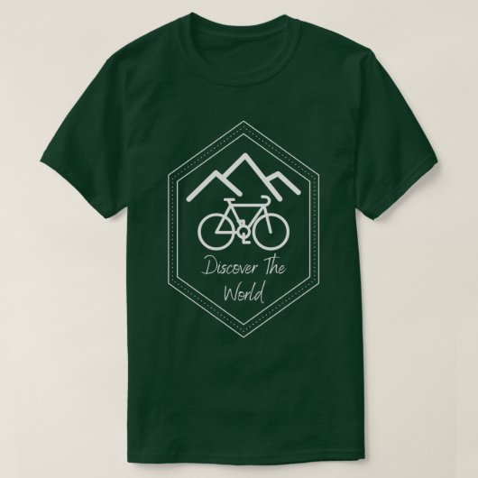 Entdecken Sie die Weltradstraße T-Shirt (Design vorne)