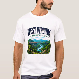 Entdecken Sie die wilde Schönheit West Virginias T-Shirt