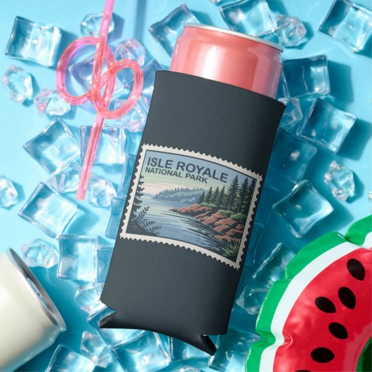 Entdecken Sie die wilde Seite der Isle Royale Brie Selters Dosenkühler (In Situ Sommer)