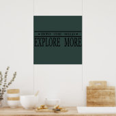 Entdecken Sie die wilde Wanderung Poster (Küche)