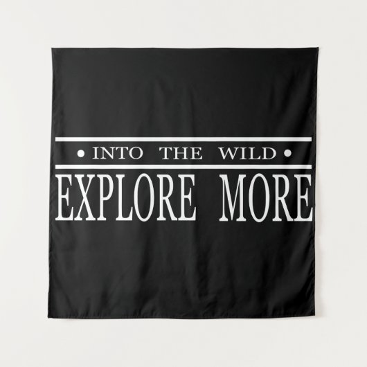 Entdecken Sie die wilde Wanderung Wandteppich (Vorderseite)