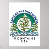 Entdecken Sie die Wilderness Appalachian Mountains Poster (Vorne)
