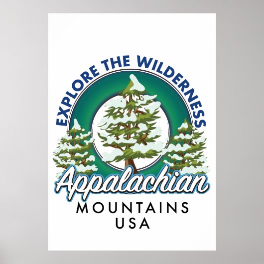 Entdecken Sie die Wilderness Appalachian Mountains Poster (Vorne)