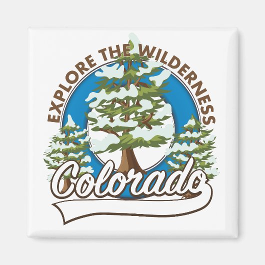 Entdecken Sie die Wildnis, Colorado Magnet (Vorne)