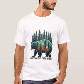 Entdecken Sie die Wildnis T-Shirt (Vorderseite)