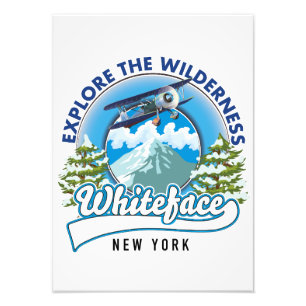 Entdecken Sie die Wildnis, Whiteface New York Fotodruck