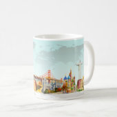 Entdecken Sie die World Travel Mug Kaffeetasse (VorderseiteRechts)