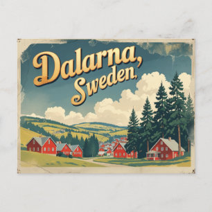 Entdecken Sie Dlarna Schweden Postkarte
