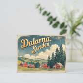 Entdecken Sie Dlarna Schweden Postkarte (Stehend Vorderseite)