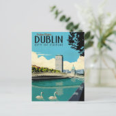 Entdecken Sie Dublin Irland Postkarte (Stehend Vorderseite)