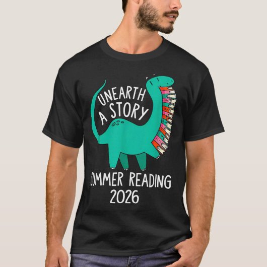 Entdecken Sie eine Geschichte Sommerlektüre 2026 D T-Shirt (Vorderseite)