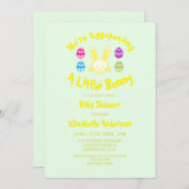 Entdecken Sie eine kleine Ostersonnendusche Einladung (Vorne/Hinten)