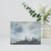 Entdecken Sie eine Reinigung im Nebel Captain Postkarte (Stehend Vorderseite)