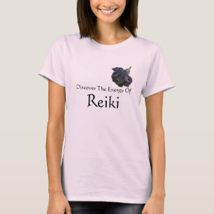 Entdecken Sie Energie der Lila Rose von Reiki T-Shirt