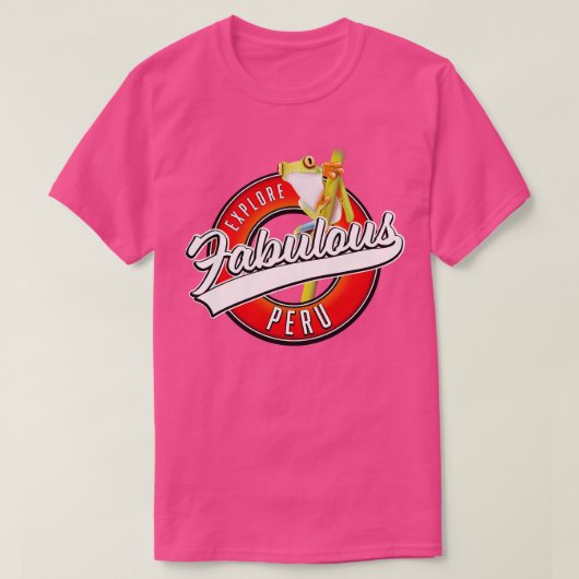 Entdecken Sie Fabulous Peru Retro T-Shirt (Design vorne)