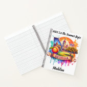 Entdecken Sie Georgiens landschaftliche Obstgärten Notizblock (Innenseite)