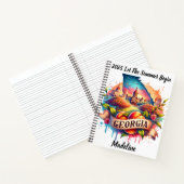 Entdecken Sie Georgiens lebendige Landschaften Notizblock (Innenseite)