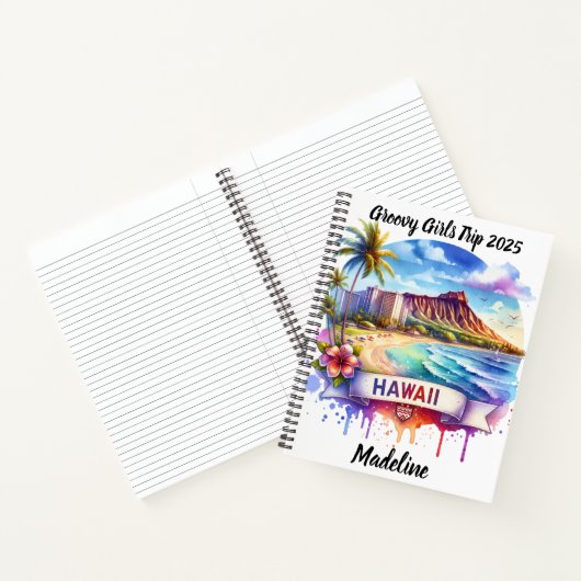 Entdecken Sie Hawaiis wunderschöne Strände und die Notizblock (Innenseite)