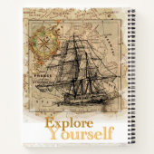 Entdecken Sie Ihr elegantes Zitat zur Selbstverbes Notizblock (Rückseite)