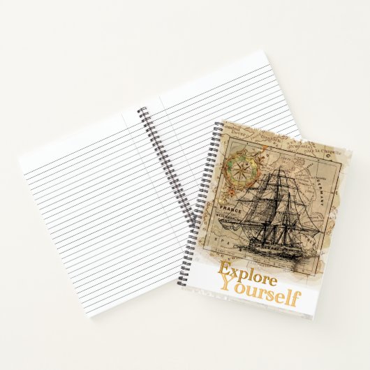 Entdecken Sie Ihr elegantes Zitat zur Selbstverbes Notizblock (Innenseite)