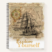 Entdecken Sie Ihr elegantes Zitat zur Selbstverbes Notizblock (Vorderseite)